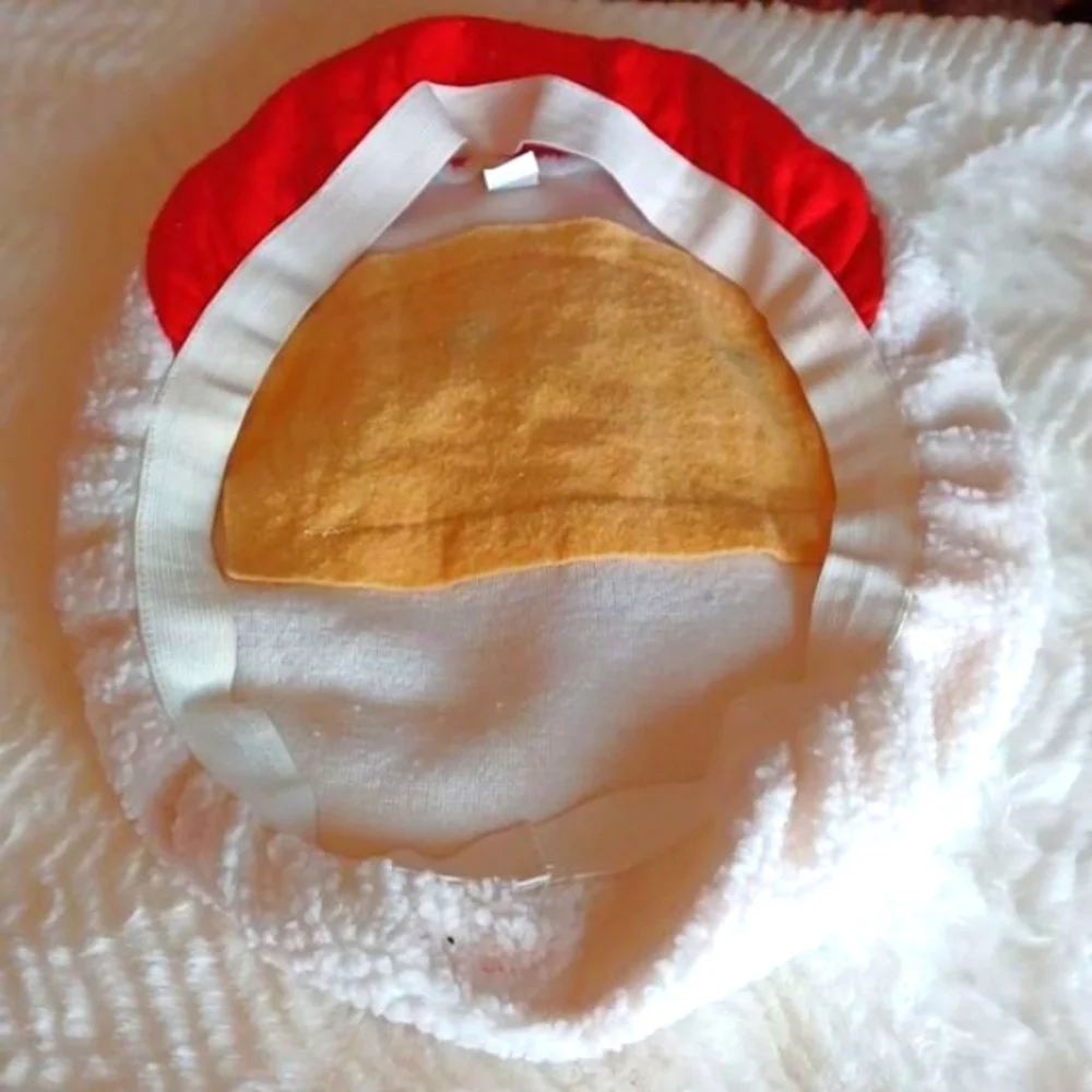 SANTA Bathroom Set Felt Rug & Seat Lid Vintage 3 pieces‎